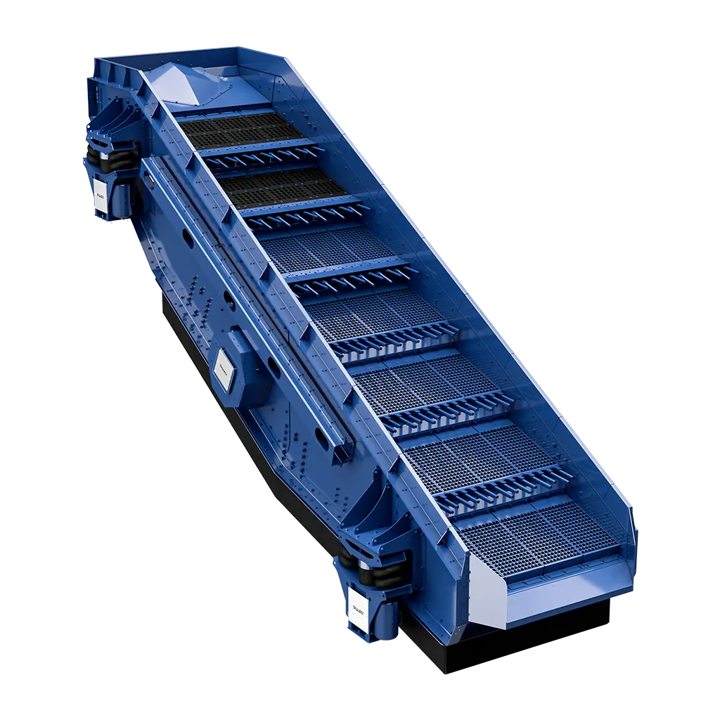 Peneira de materiais recicláveis SPALECK com o conceito ModularDESIGN+ para uma adaptação ideal ao material de reciclagem em questão