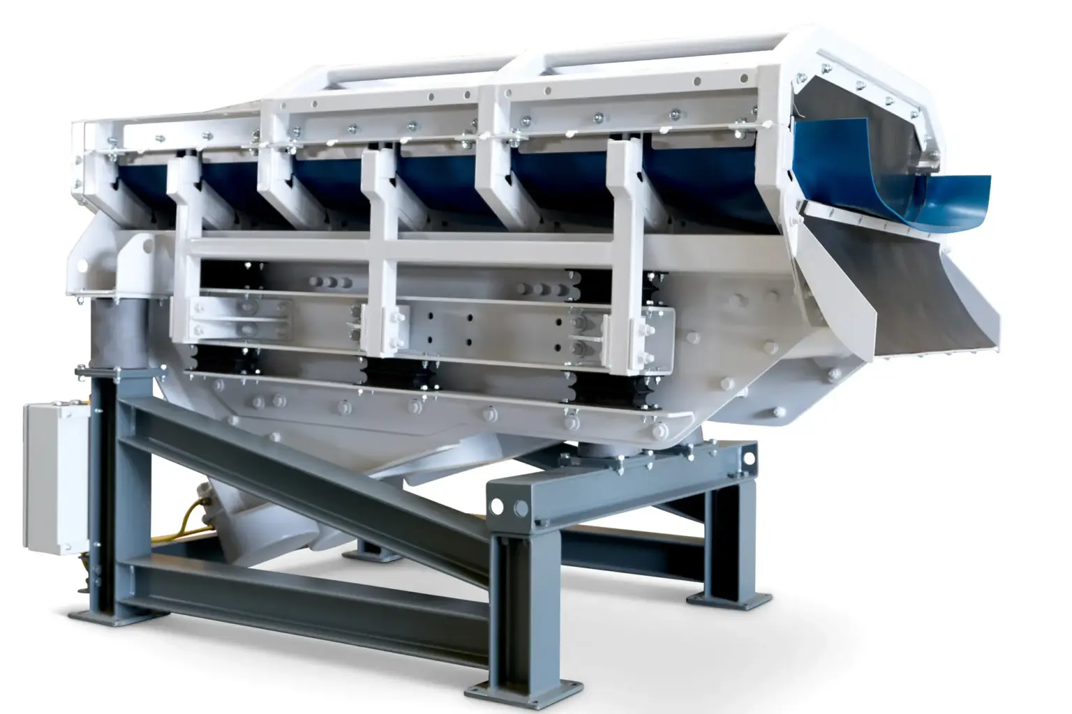 Calha transportadora SPALECK ActiveCLEAN como equipamento de adaptação no tratamento de escórias