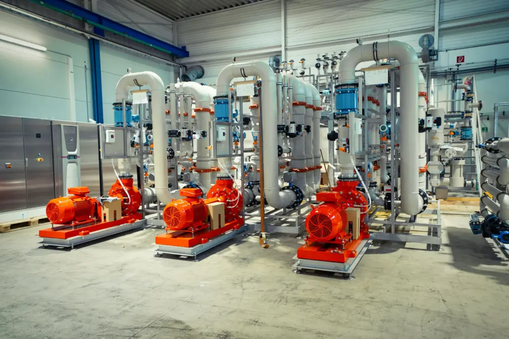 Estação de tratamento de águas residuais para o tratamento de águas residuais industriais do fabricante SPALECK Wassertechnik