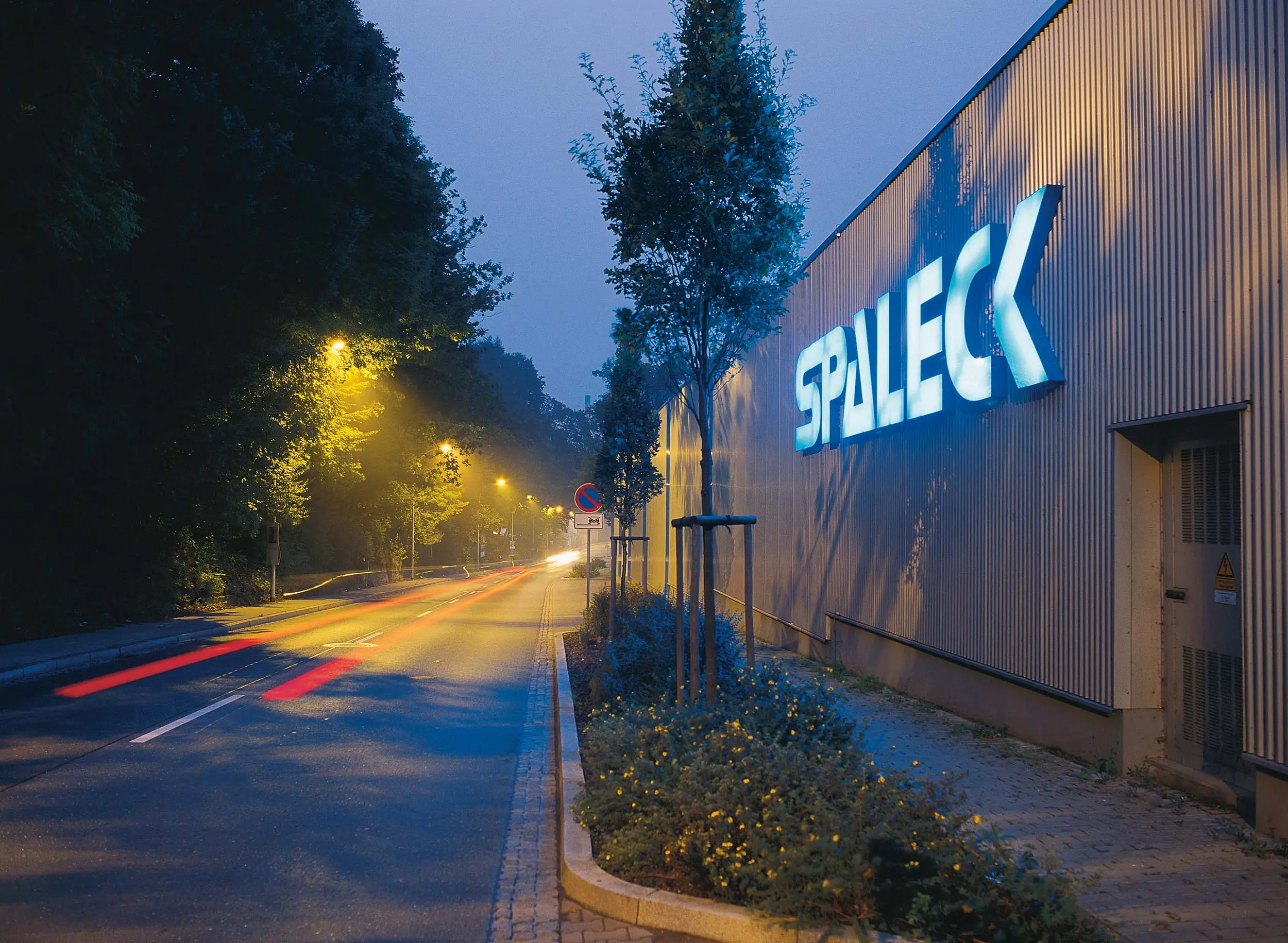 A empresa SPALECK de acabamento de superfícies, em Greiz
