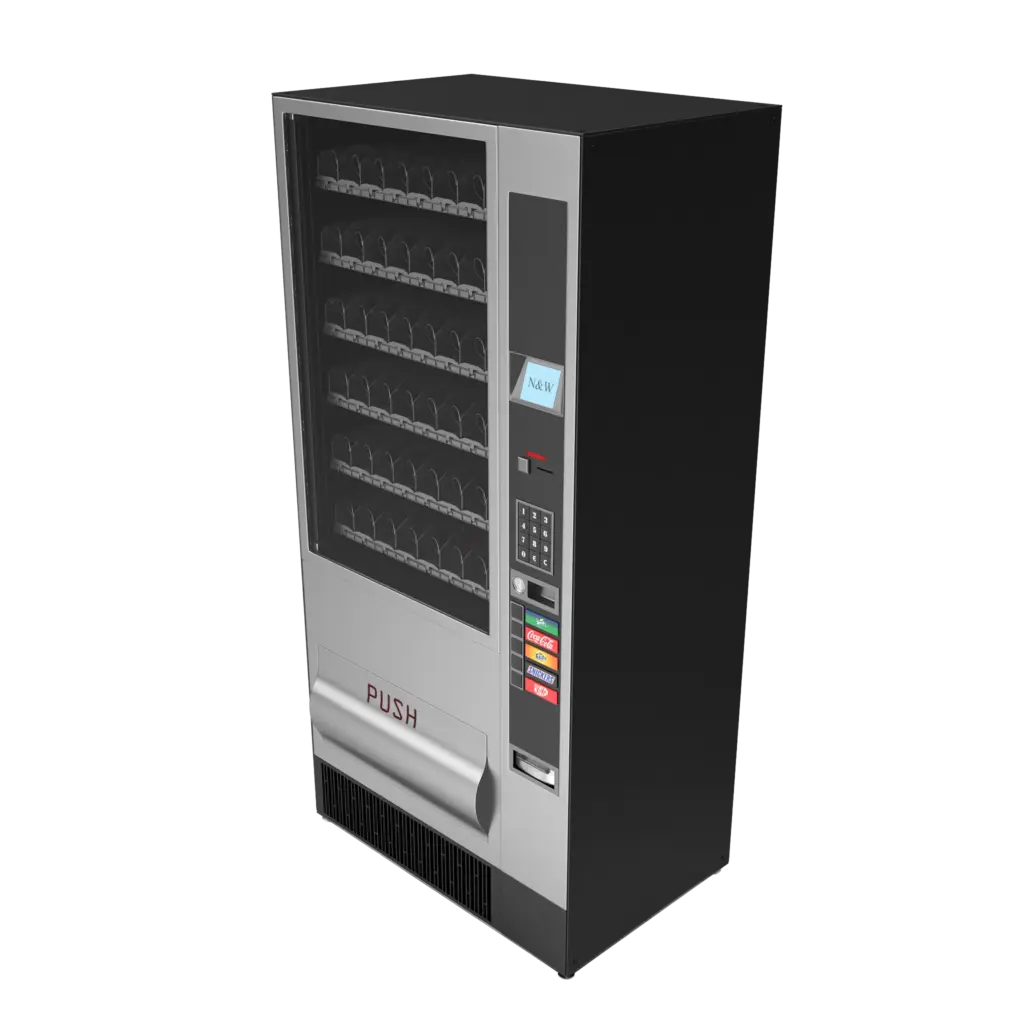 Renderização de uma máquina automática de um sistema de loja online